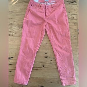 Curve Minimalist Jeggings Stretch Pink‎ Cotton Jeans Skinny Denim Women’s 12 NWT